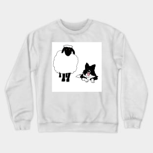 Border collie sheep Crewneck Sweatshirt